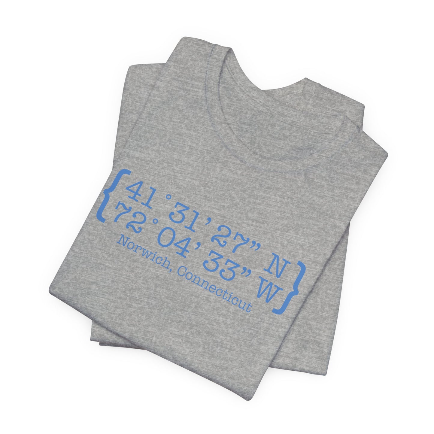 norwich Coordinates // norwich connecticut unisex t shirt // finding connecticut