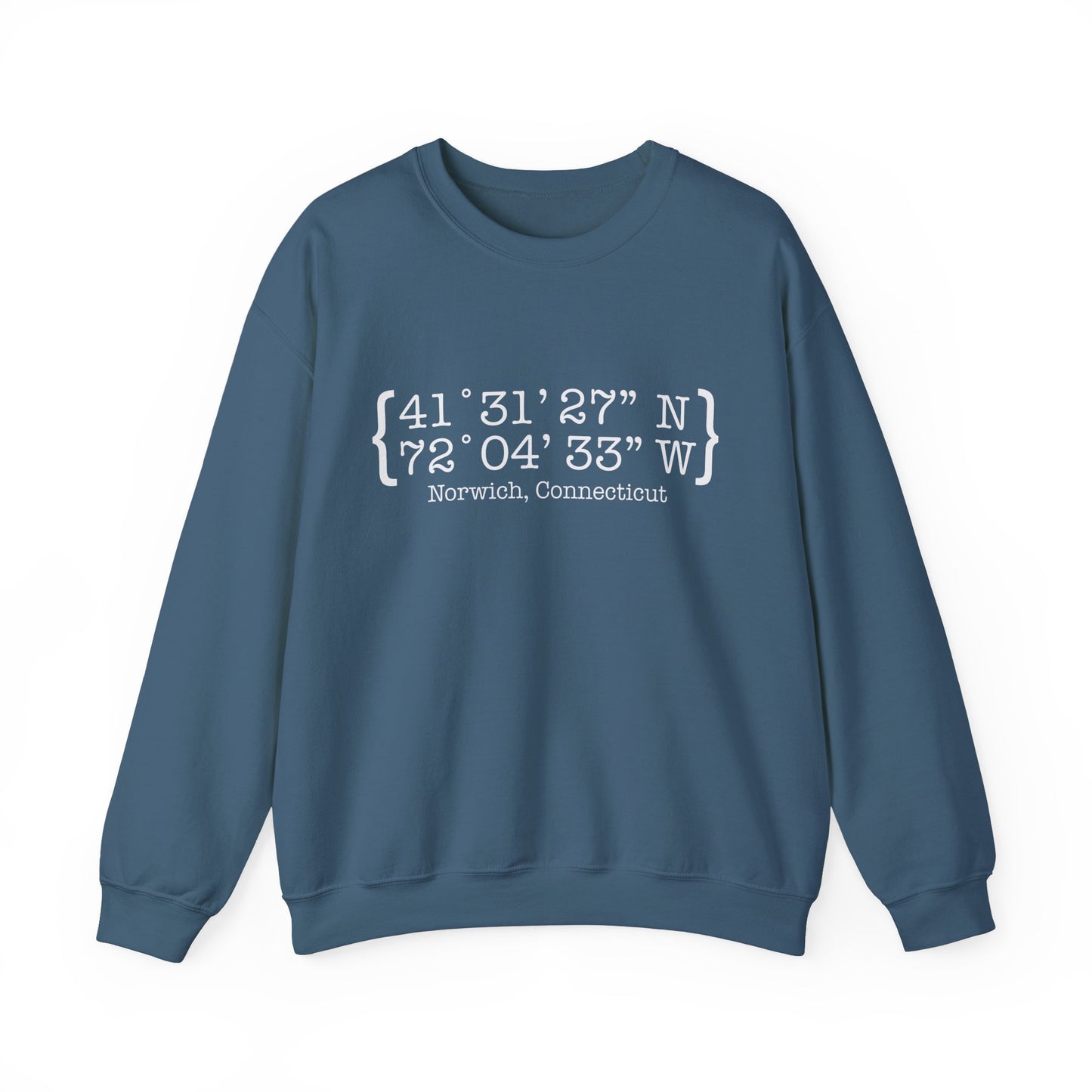 norwich Coordinates // norwich ct unisex sweatshirt // finding connecticut