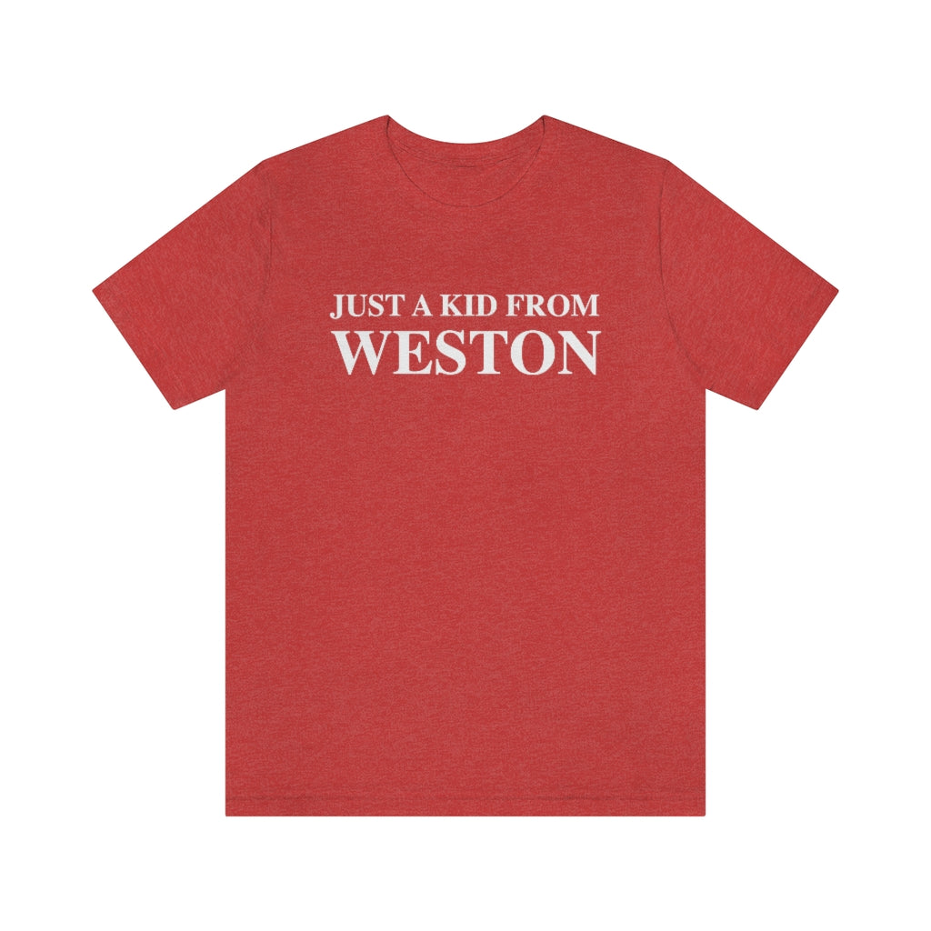 Just a kid from Weston, Weston, Connecticut tee shirts, hoodies sweatshirts, mugs and other apparel, home gifts and souvenirs. Proceeds of this collections goes to help Finding Connecticut’s brand. Free USA shipping
