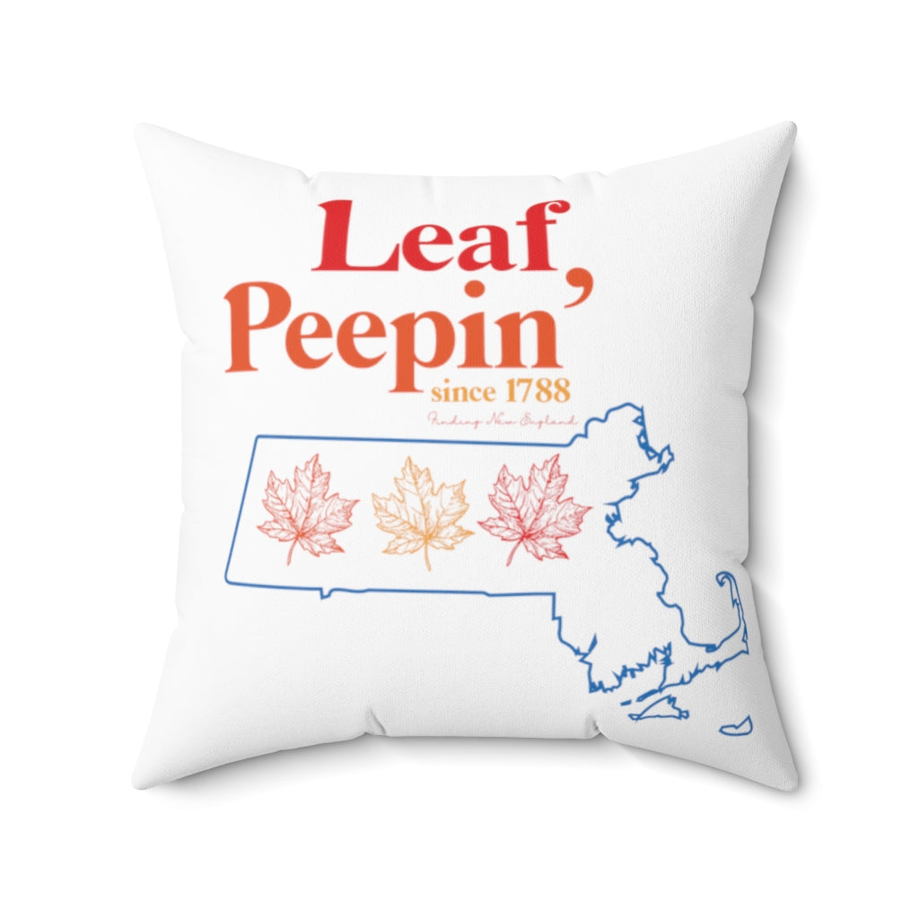 Leaf Peepin’ Massachusetts Show your love for the fall season with this Leaf Peepin' Massachusetts collection. From the traveler to the local, this collection is inspired for anyone who loves the crisp air and colorful autumn season. Proceeds of this collection go to help grow Finding New England's brand.