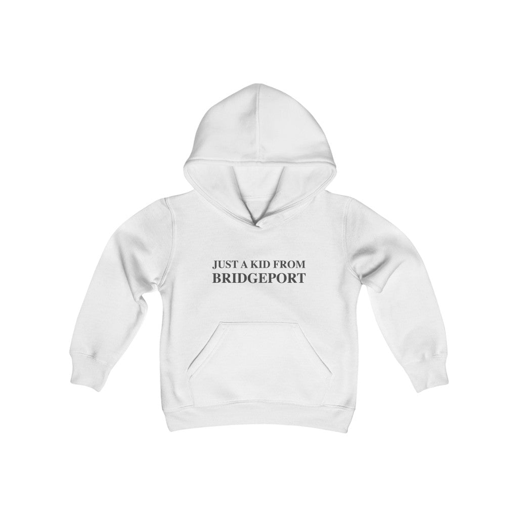 Just a kid from bridgeport youth kids childrens hoodie sweatshirt