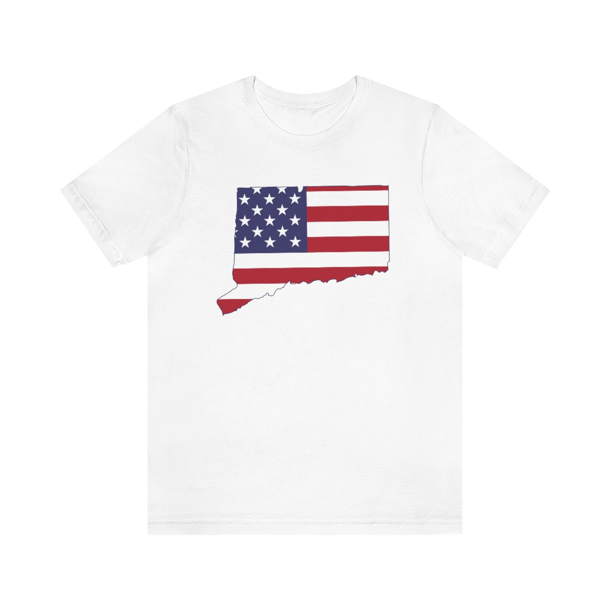 ct / connecticut american flag tee shirt
