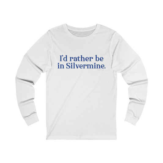 I'd rather be in Silvermine.   I’d rather be  in Rowayton  Norwalk Connecticut tee shirts, hoodies sweatshirts, mugs and other apparel, home gifts and souvenirs. Proceeds of this collections goes to help Finding Norwalk and Finding Connecticut’s brand. Free USA shipping