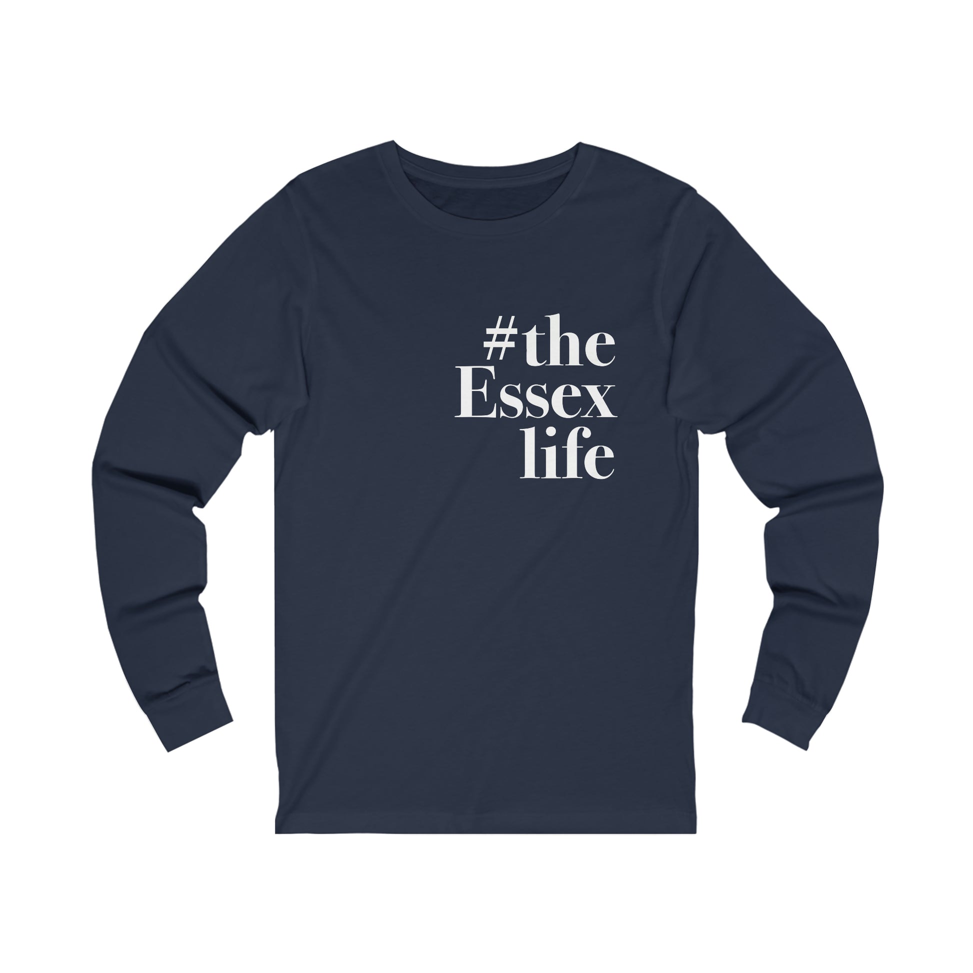 essex ct long sleeve tee shirt, #theessexlife, essex connecticut shirts gifts and apparel