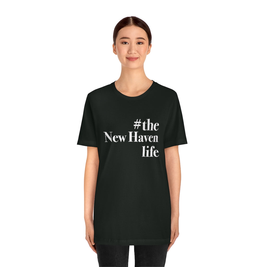 #thenewhavenlife Unisex Jersey Short Sleeve Tee Free USA shipping Proceeds help grow Finding Connecticut's website and brand. Click here to go to our home page
