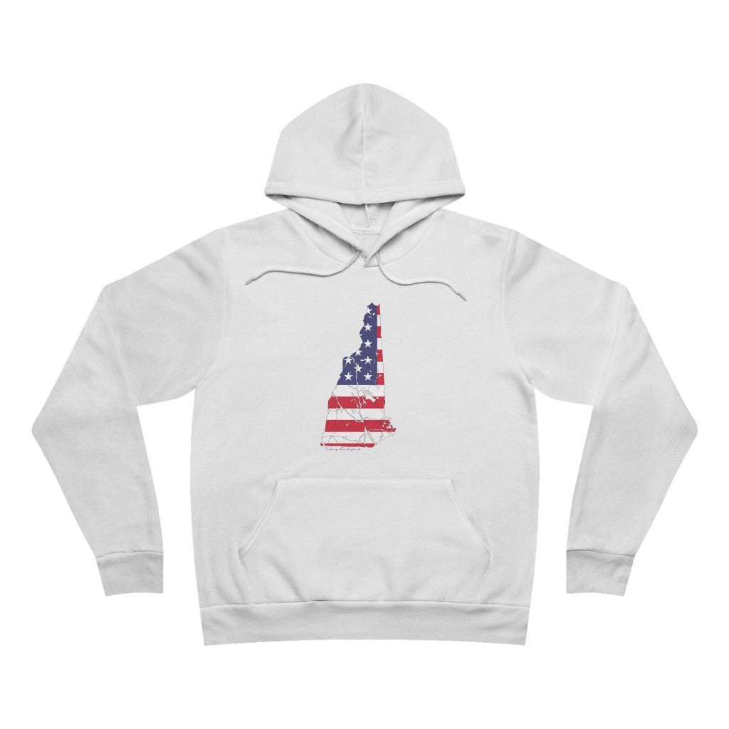 New Hampshire American flag hoodie, tee shirts, shirts, apparel, sweatshirts, mugs and gifts. Proceeds go to help build Finding Connecticut and the Finding New England Brand • New Hampshire apparel • Free USA shipping on all products.