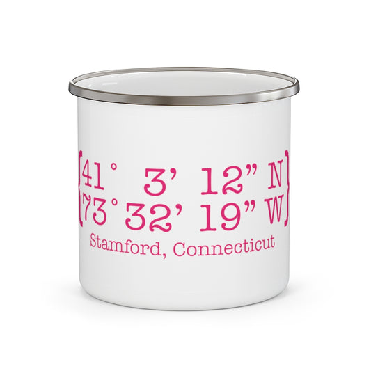 Stamford Coordinates Enamel Camping Mug