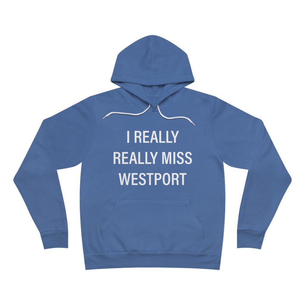 I Really Really Miss Westport Unisex Sponge Fleece Pullover Hoodie