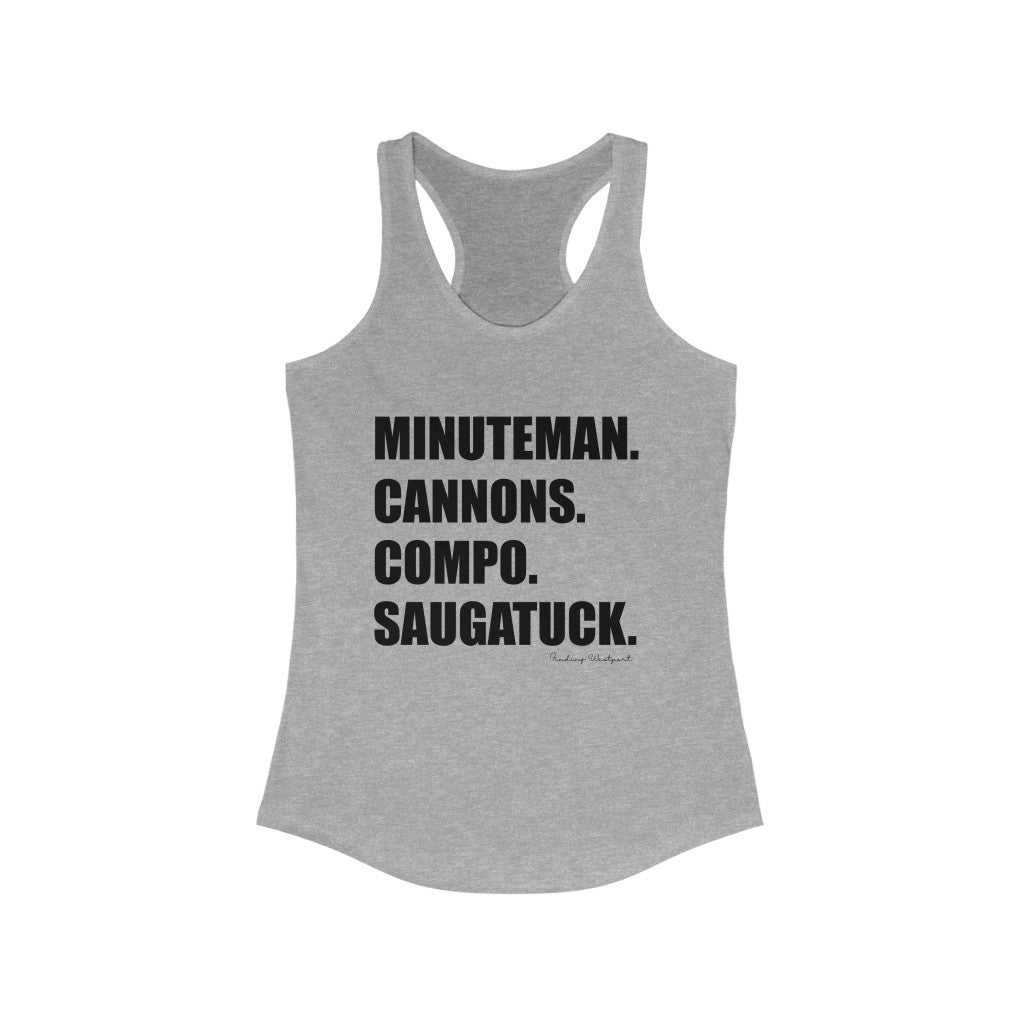 Minuteman. Cannons. Compo. Saugatuck. Organic Canvas Tote Bag How do you say Westport without saying Westport? Westport, Connecticut is filled with unique aspects. Each providing different elements that make up the town from historic to modern traditions. Minuteman. Cannons. Compo. Saugatuck. You know its Westport. Proceeds of this collection goes to help build Finding Westport and Finding Connecticut's brands.