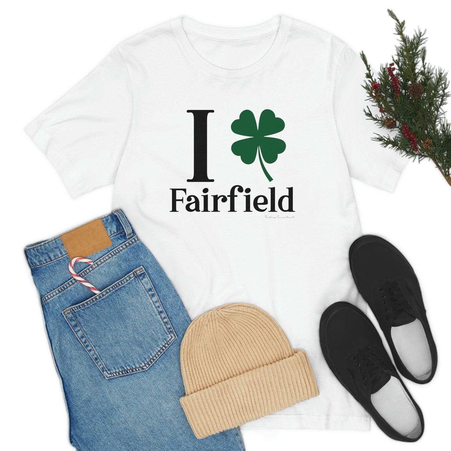 I Clover Fairfield Unisex Jersey Short Sleeve T-Shirt