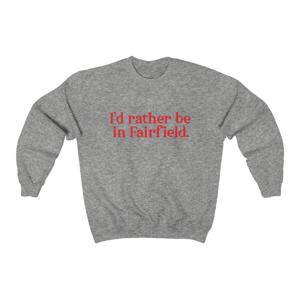 I'd rather be in Fairfield travel mug, hoodies, sweatshirts, shirts, home gifts and apparel. Unless noted proceeds go to help grow Finding Fairfield and Finding Connecticut's brand. Free shipping on all products.