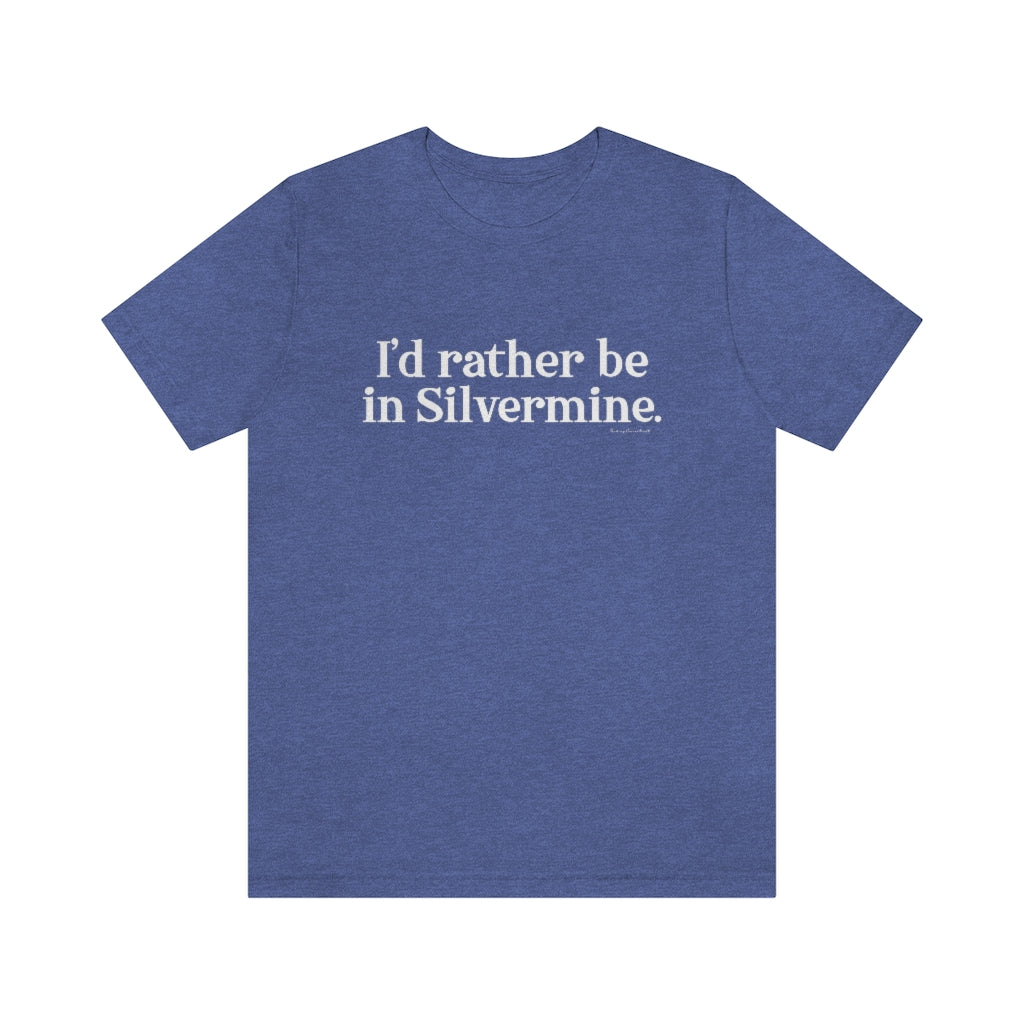 I'd rather be in Silvermine.   I’d rather be  in Rowayton  Norwalk Connecticut tee shirts, hoodies sweatshirts, mugs and other apparel, home gifts and souvenirs. Proceeds of this collections goes to help Finding Norwalk and Finding Connecticut’s brand. Free USA shipping