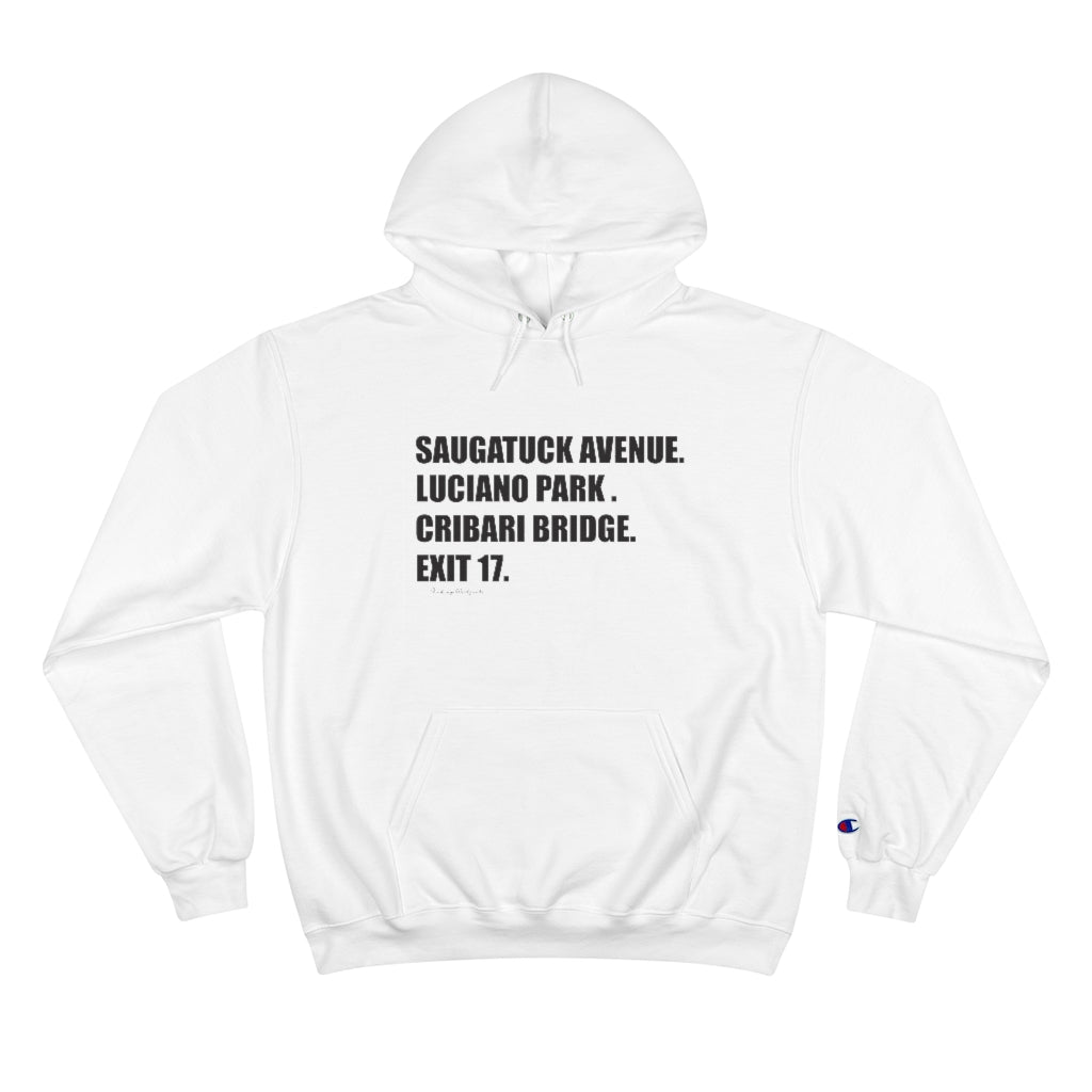 Saugatuck Ave. Luciano Park. Cribari Bridge. Exit 17. Unisex Jersey Long Sleeve Tee How do you say Westport without saying Westport? Westport, Connecticut is filled with unique aspects. Each providing different elements that make up the town from historic to modern traditions. Proceeds of this collection goes to help build Finding Westport and Finding Connecticut's brands.