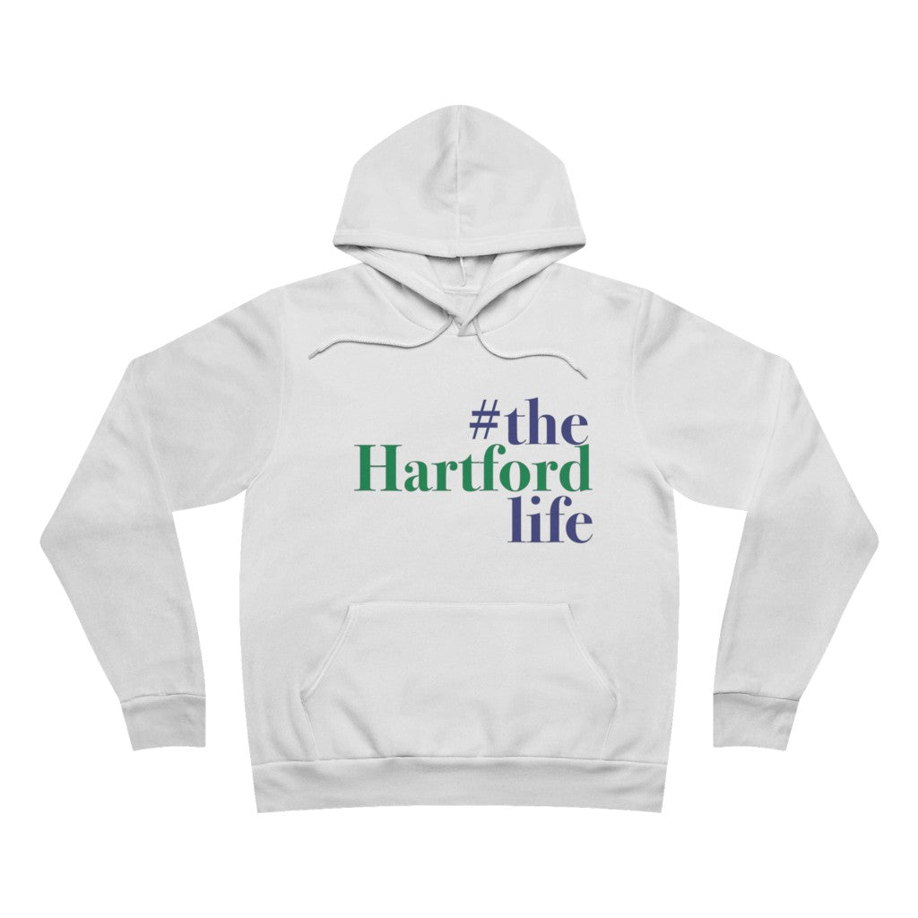 #thehartfordlife Unisex Sponge Fleece Pullover Hoodie Proceeds help grow Finding Connecticut's website and brand. Click here to go back to our home page.