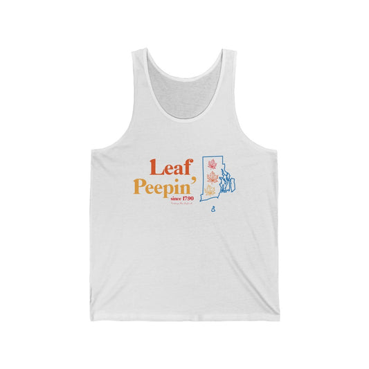 Leaf Peepin’ Rhode Island   Show your love for the fall season with this Leaf Peepin' Rhode Island  collection. From the traveler to the local, this collection is inspired for anyone who loves the crisp air and colorful autumn season. Proceeds of this collection go to help grow Finding New England's brand.