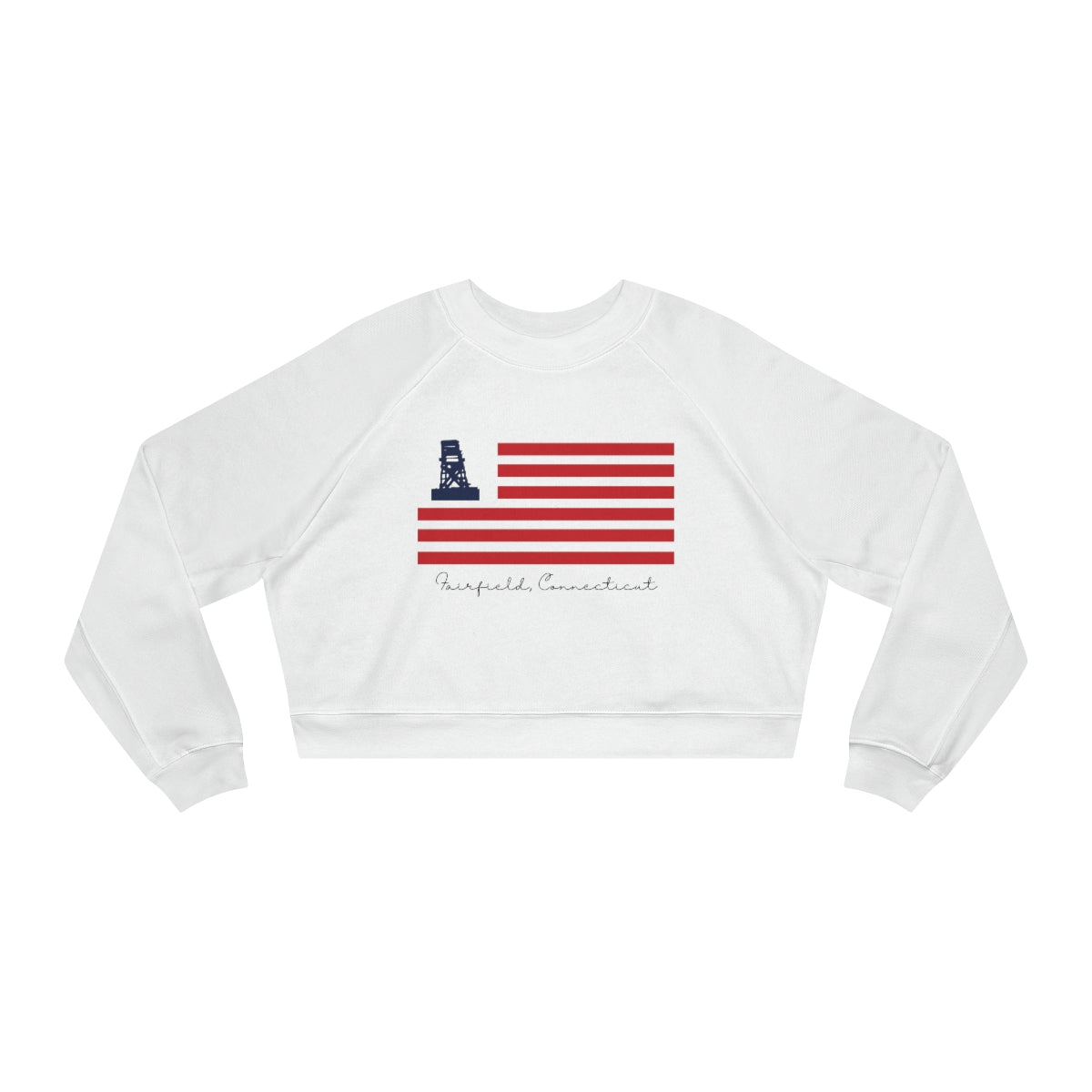 jennings beach fairfield ct / connecticut womens sweatshirt