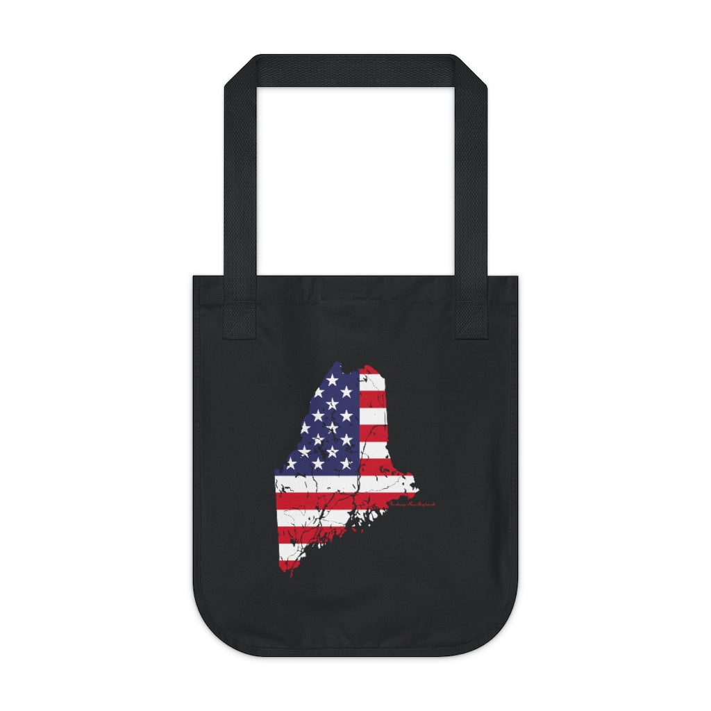 Maine American Flag collection has tee shirts, mugs, reusable bags, and other apparel and gifts. All proceeds goes to help build the Finding Maine brand and get our website up and going. Free shipping on all products.