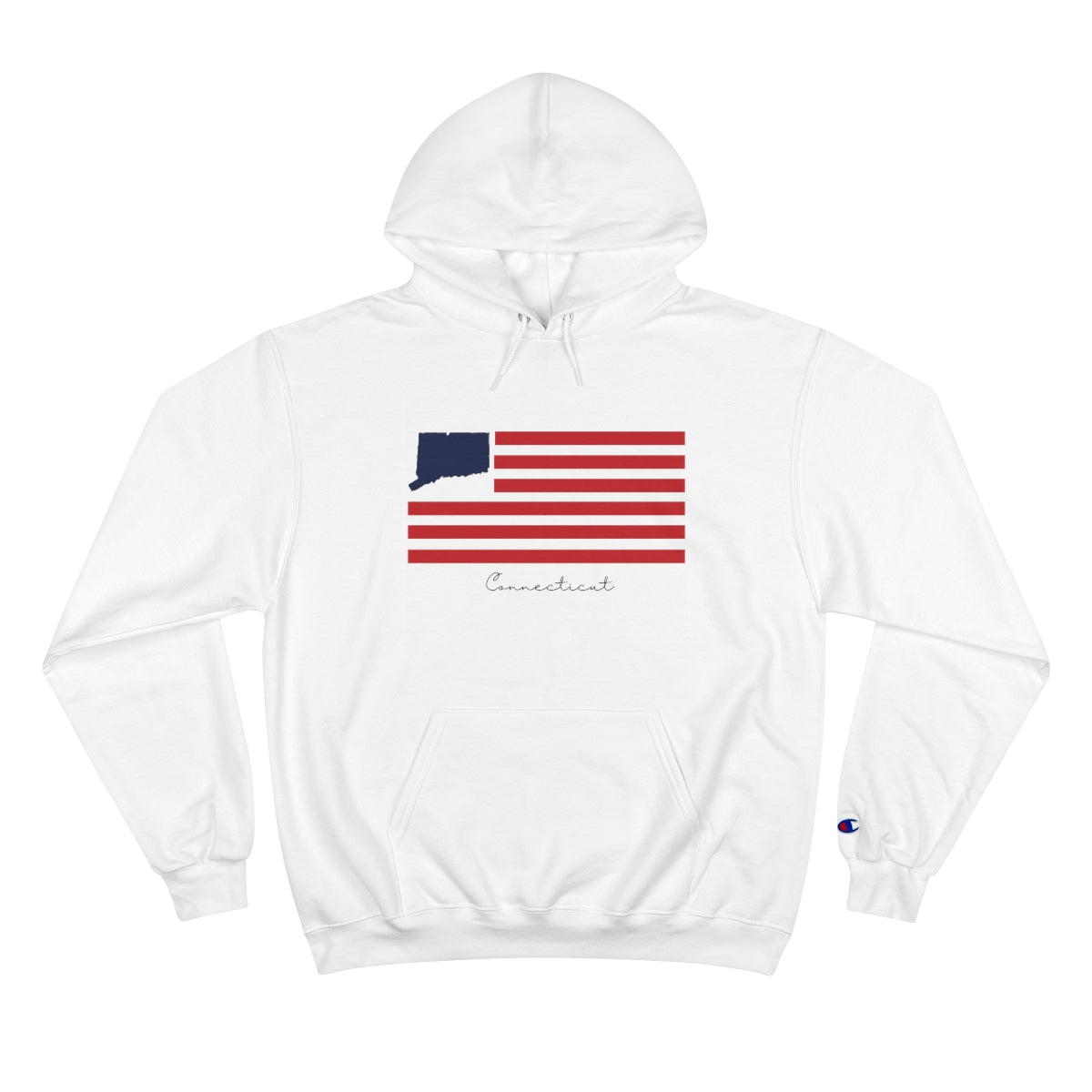 Connecticut flag hooded sweatshirt hoodie