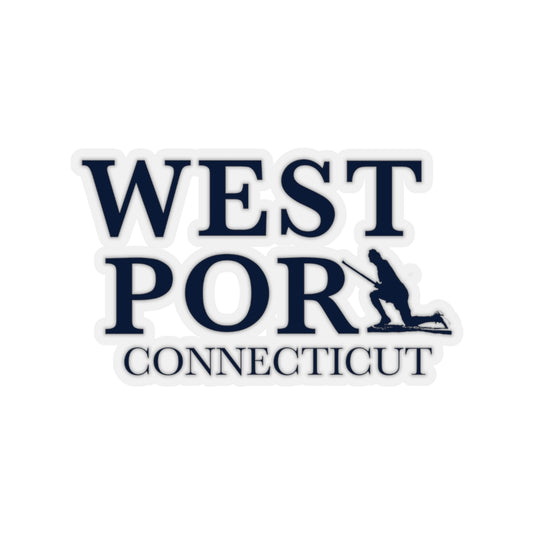 Westport Connecticut  Kiss - Cut Stickers