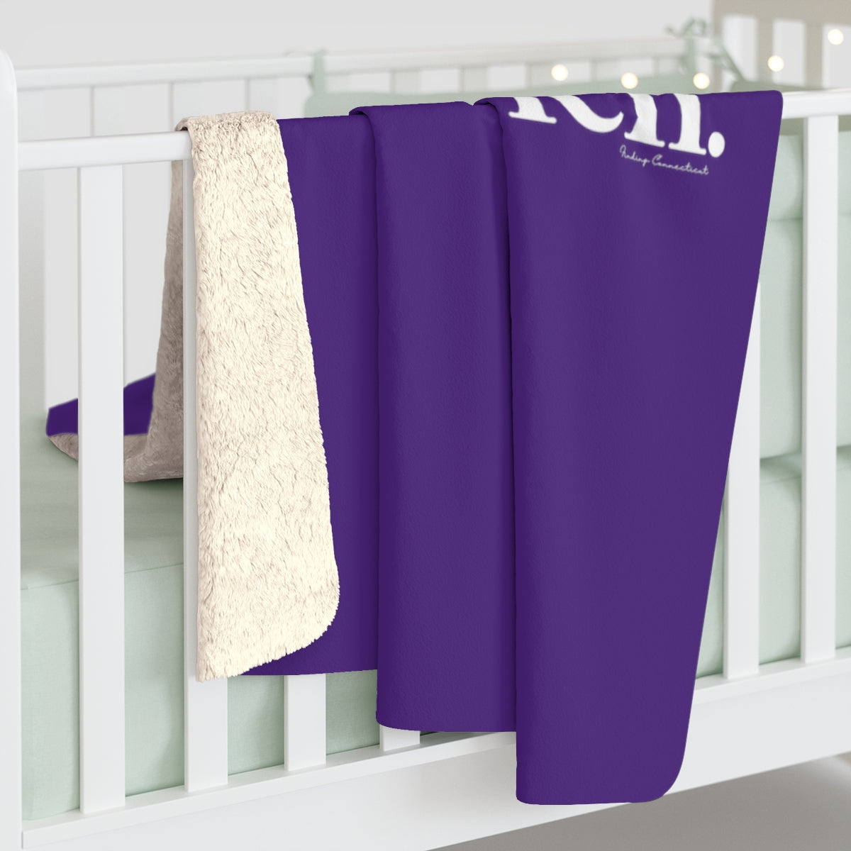 I'd rather be in Greenwich. Sherpa Fleece Blanket