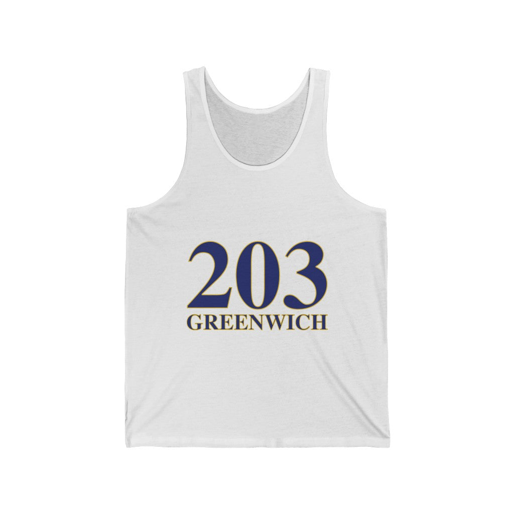 203 Greenwich Collection. Greenwich, Connecticut tee shirts, hoodies, sweatshirts, mugs, and other apparel and home gifts. • Proceeds of this collection go to help build Finding Greenwich and Finding Connecticut's brand. • Free USA shipping
203 Greenwich // greenwich ct unisex tank top shirts // finding connecticut
