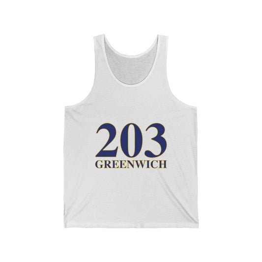203 Greenwich Collection. Greenwich, Connecticut tee shirts, hoodies, sweatshirts, mugs, and other apparel and home gifts. • Proceeds of this collection go to help build Finding Greenwich and Finding Connecticut's brand. • Free USA shipping
203 Greenwich // greenwich ct  unisex tank top shirts  // finding connecticut