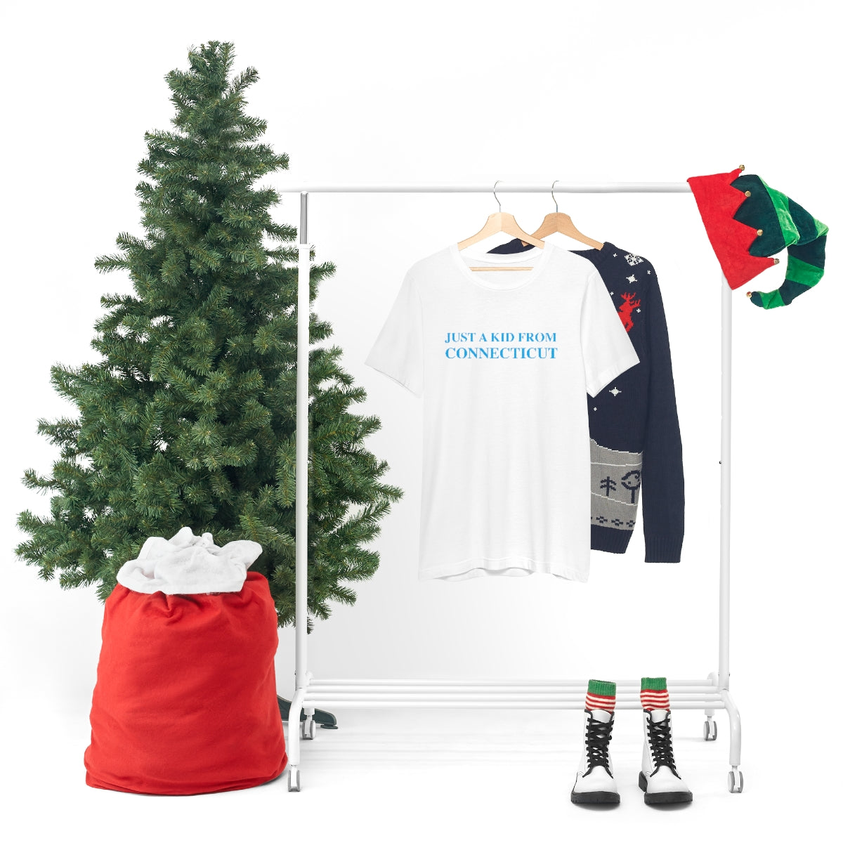 Just a kid from Connecticut Unisex Jersey Short Sleeve Tee