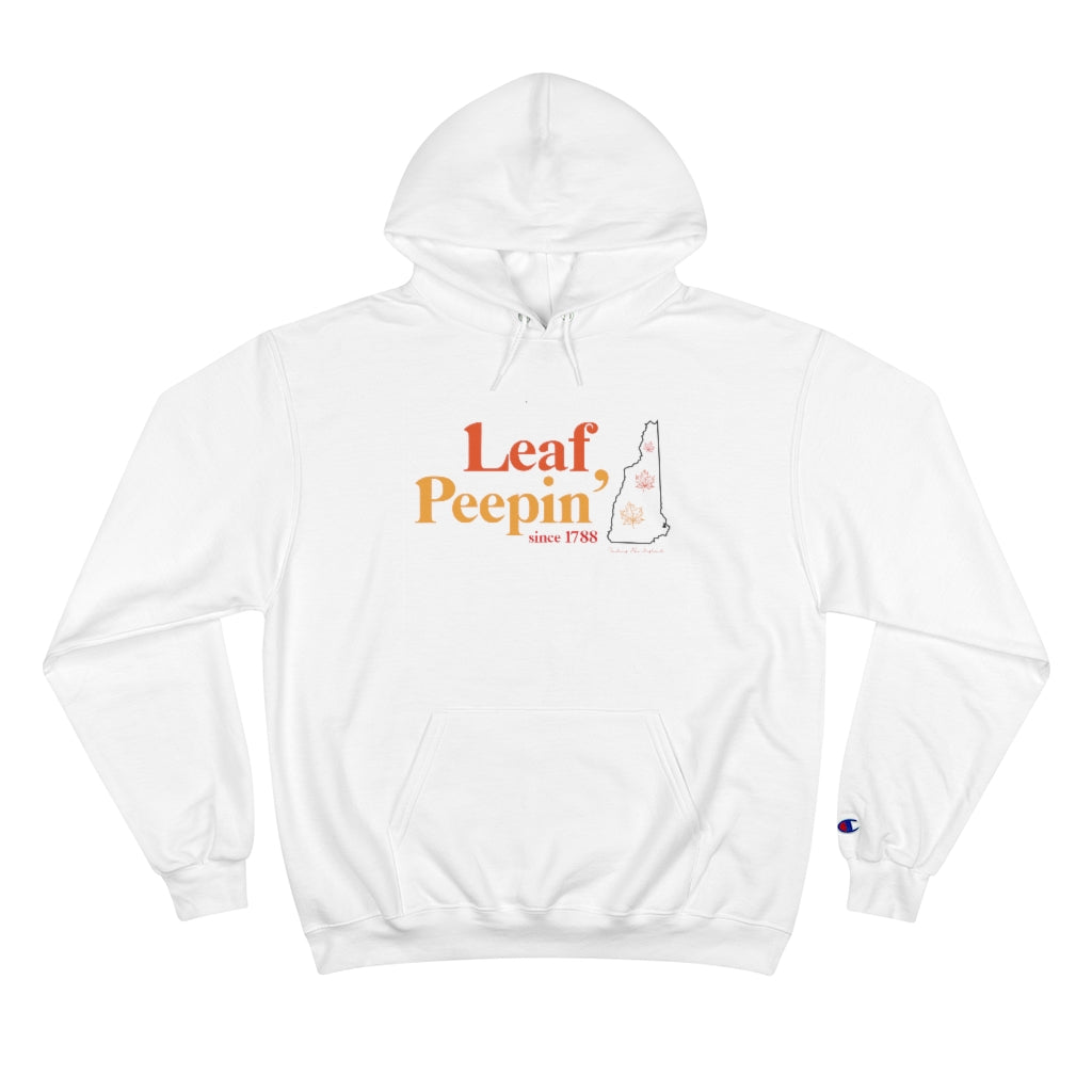 Leaf Peepin' New Hampshire Show your love for the fall season with this Leaf Peepin' Connecticut collection. From the traveler to the local, this collection is inspired for anyone who loves the crisp air and colorful autumn season. Proceeds of this collection go to help grow Finding New England's brand.