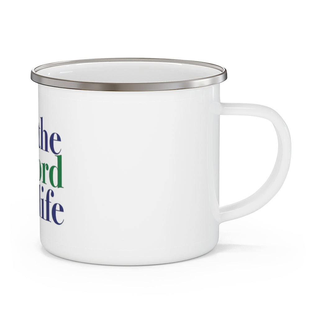 #thehartfordlife Enamel Camping Mug  Proceeds help grow Finding Connecticut's website and brand.   Click here to go back to our home page.