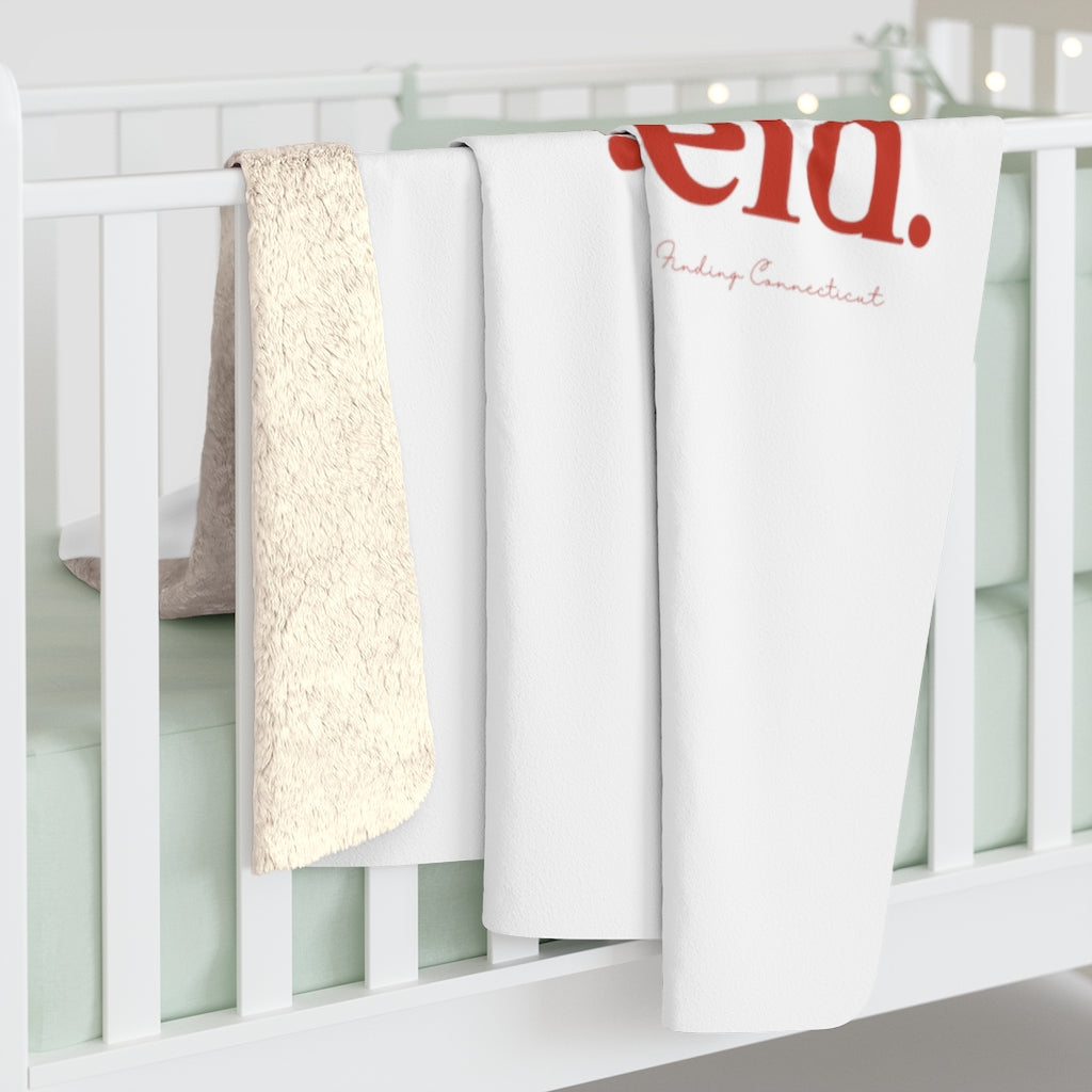 I'd rather be in Ridgefield Sherpa Fleece Blanket