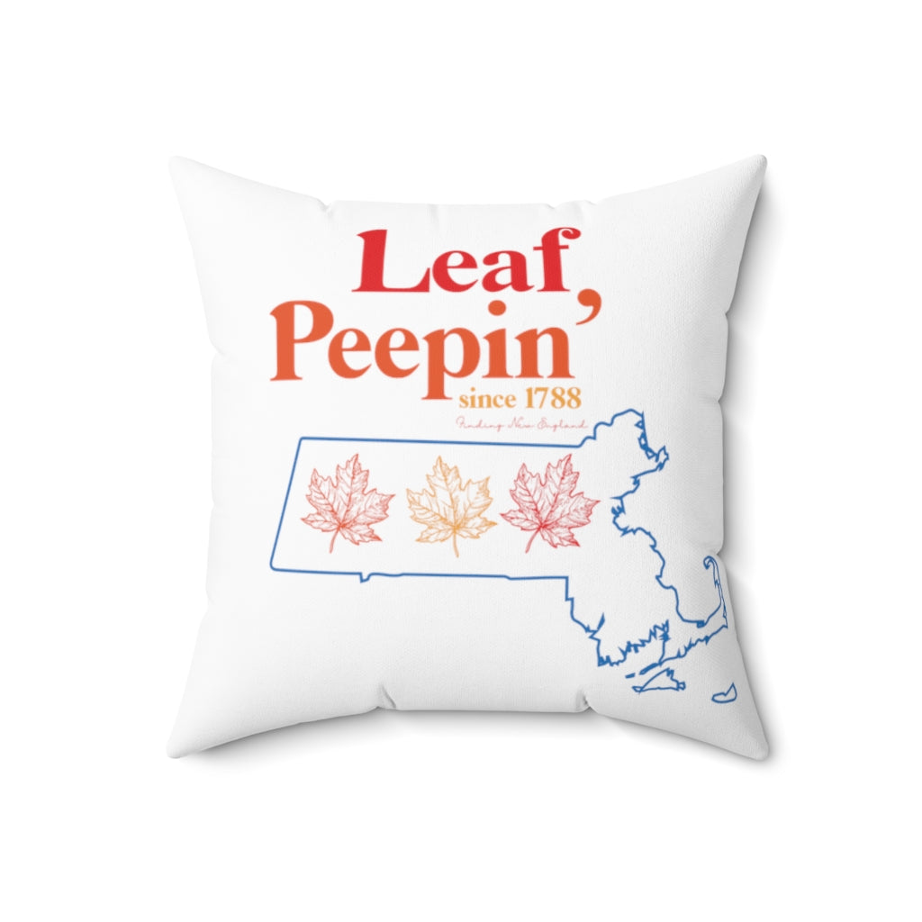 Leaf Peepin’ Massachusetts Show your love for the fall season with this Leaf Peepin' Massachusetts collection. From the traveler to the local, this collection is inspired for anyone who loves the crisp air and colorful autumn season. Proceeds of this collection go to help grow Finding New England's brand.