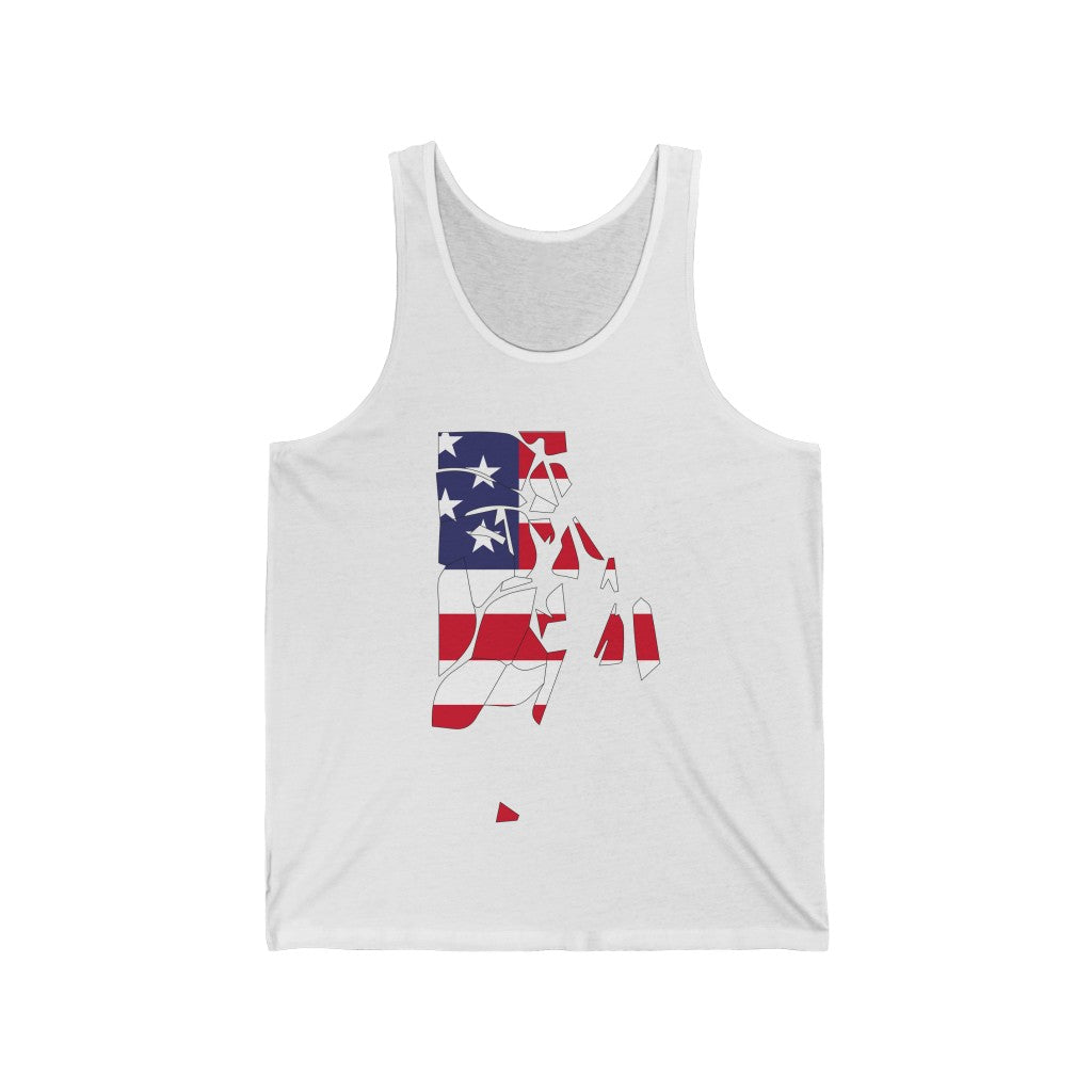 Rhode Island American Flag collection has tee shirts, mugs, reusable bags, and other apparel and gifts. All proceeds goes to help build the Finding New England brand and get our website up and going. Free shipping on all products.