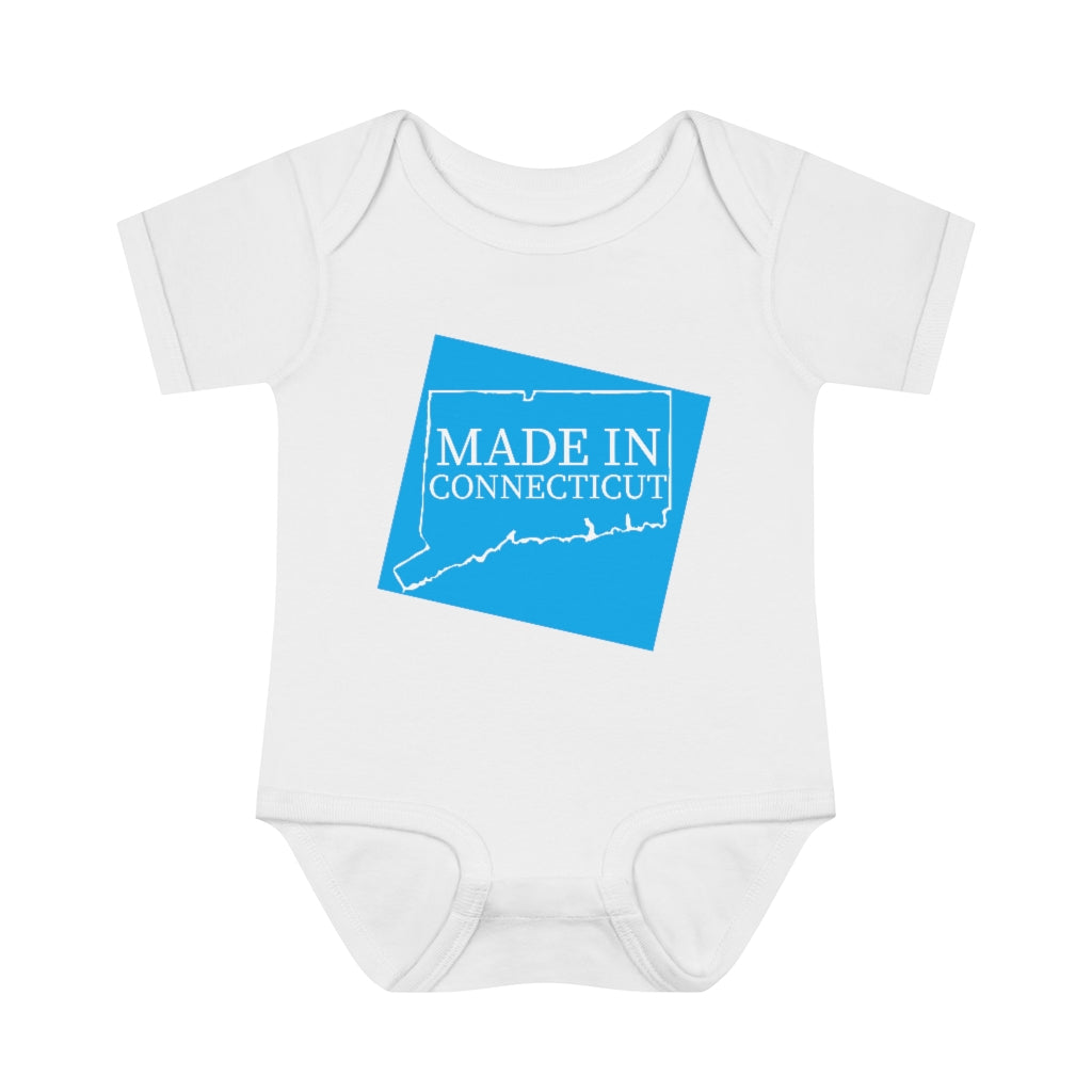 made in connecticut onesie.