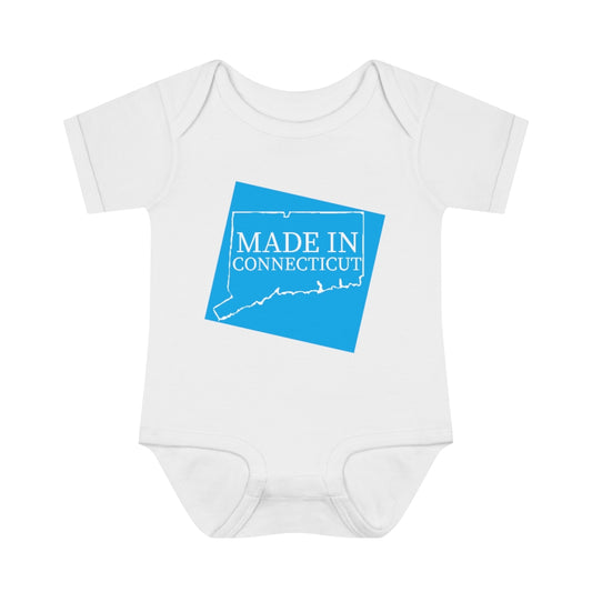 made in connecticut onesie.