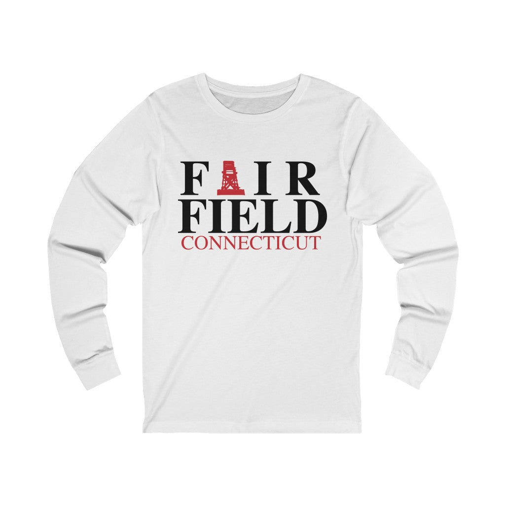 fairfield ct / connecticut long sleeve tee shirt