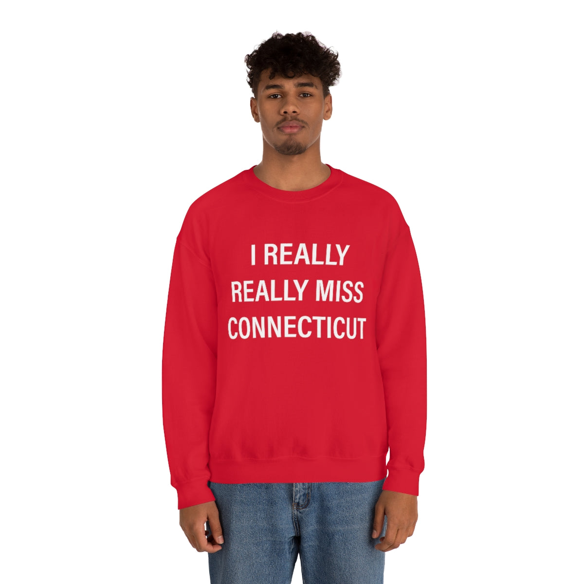 I Really Really Miss Connecticut Unisex Heavy Blend™ Crewneck Sweatshirt