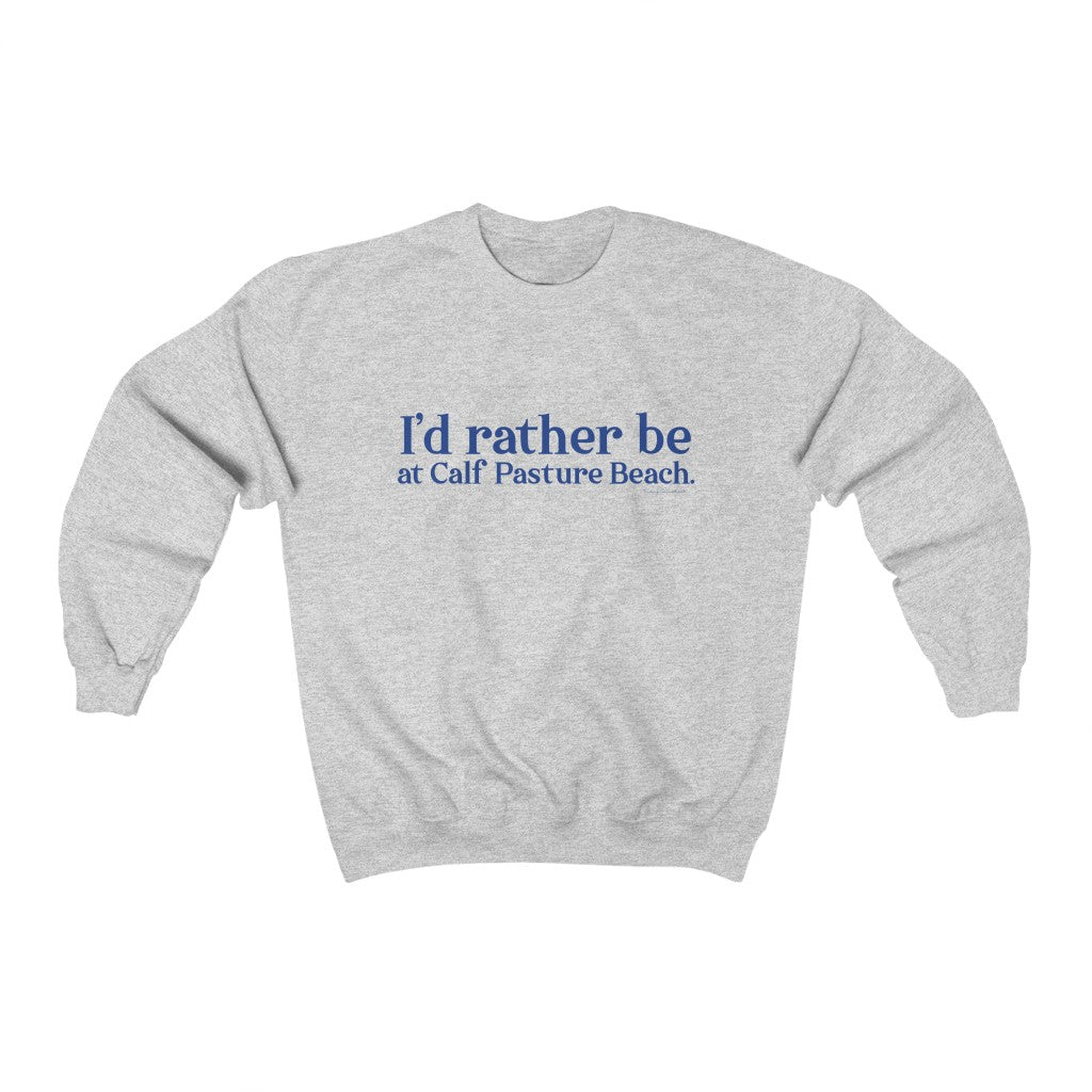 I'd rather be at Calf Pasture Beach I’d rather be at Calf Pasture Beach. Norwalk Connecticut tee shirts, hoodies sweatshirts, mugs and other apparel, home gifts and souvenirs. Proceeds of this collections goes to help Finding Norwalk and Finding Connecticut’s brand. Free USA shipping.