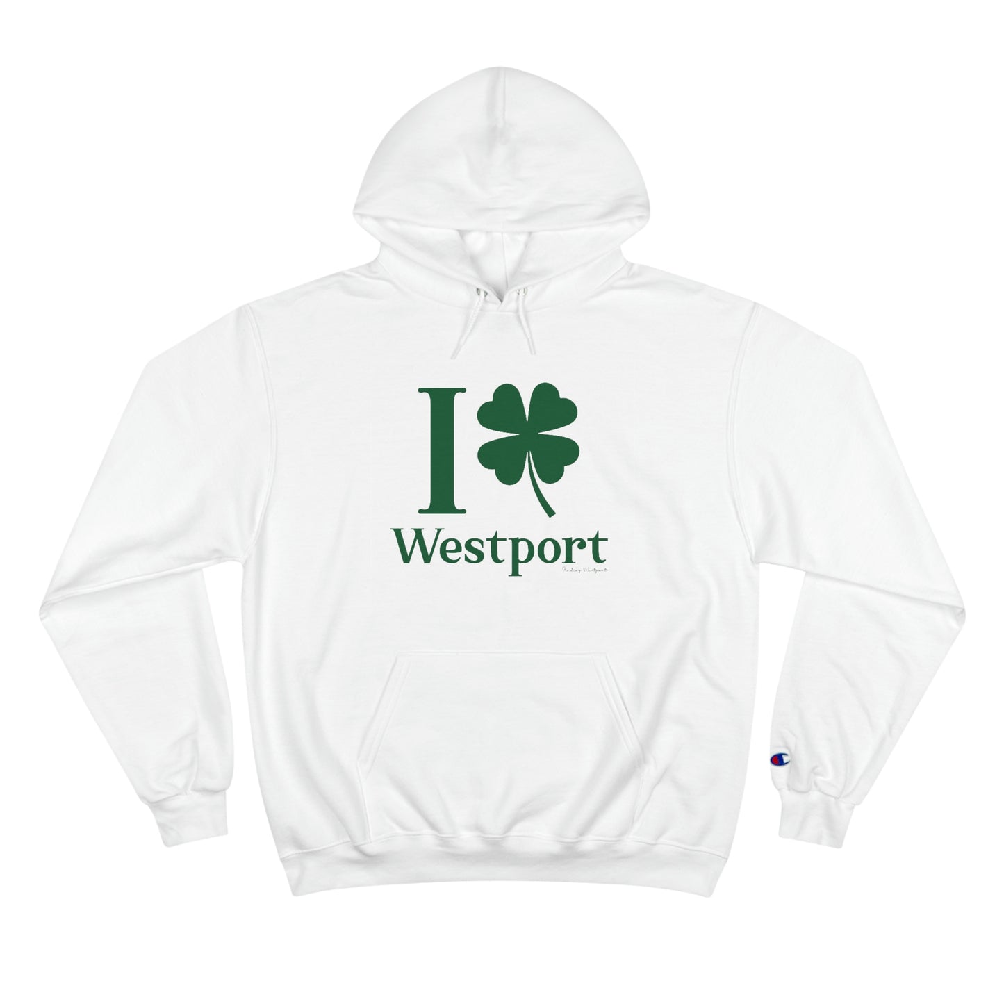 Westport Connecticut hoodie, I clover westport