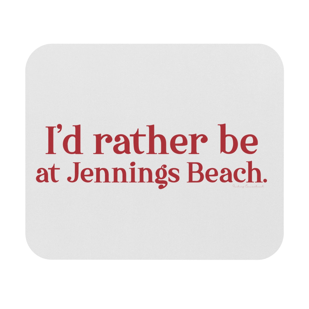 jennings beach fairfield ct / connecticut mouse pad