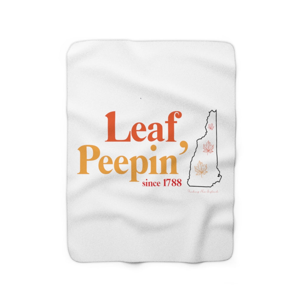 Leaf Peepin' New Hampshire  Show your love for the fall season with this Leaf Peepin' Connecticut collection. From the traveler to the local, this collection is inspired for anyone who loves the crisp air and colorful autumn season. Proceeds of this collection go to help grow Finding New England's brand.