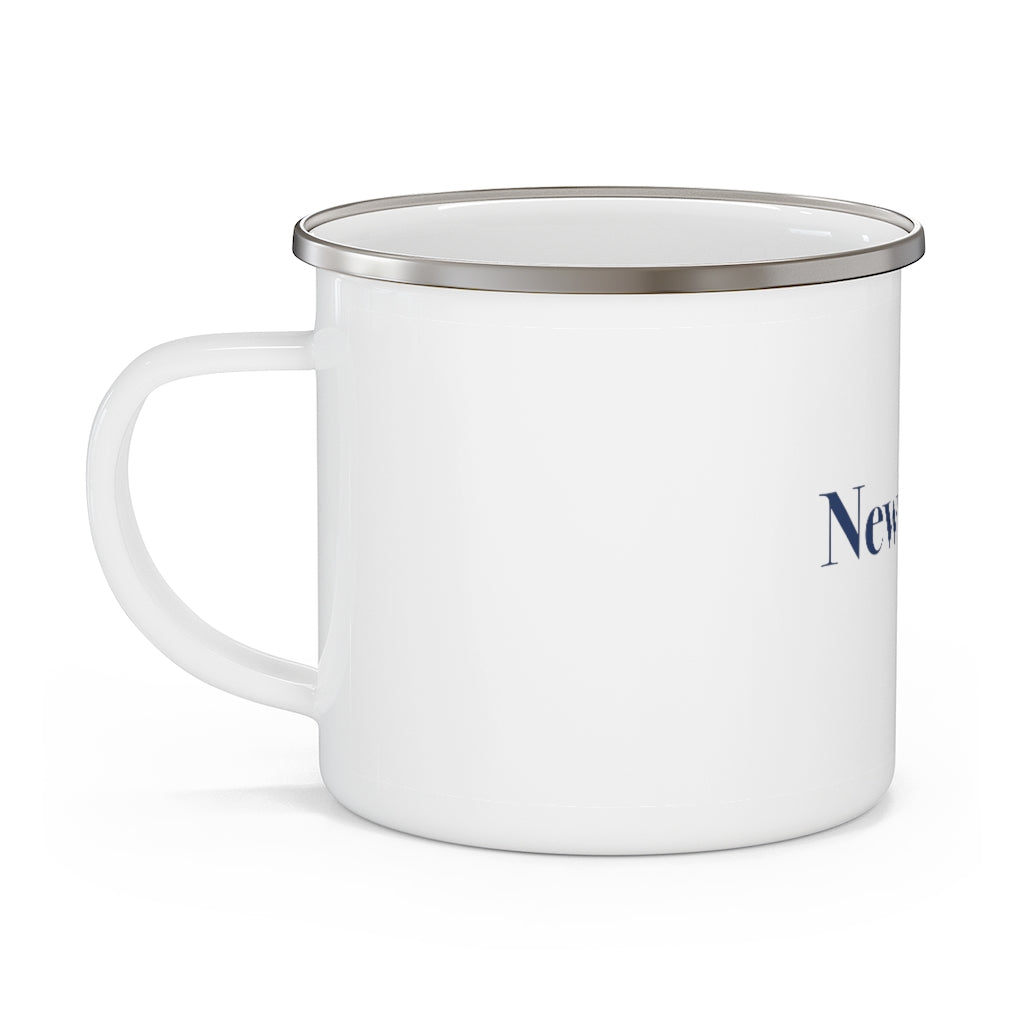 #thenewhavenlife Enamel Camping Mug Free USA shipping Proceeds help grow Finding Connecticut's website and brand. Click here to go to our home page