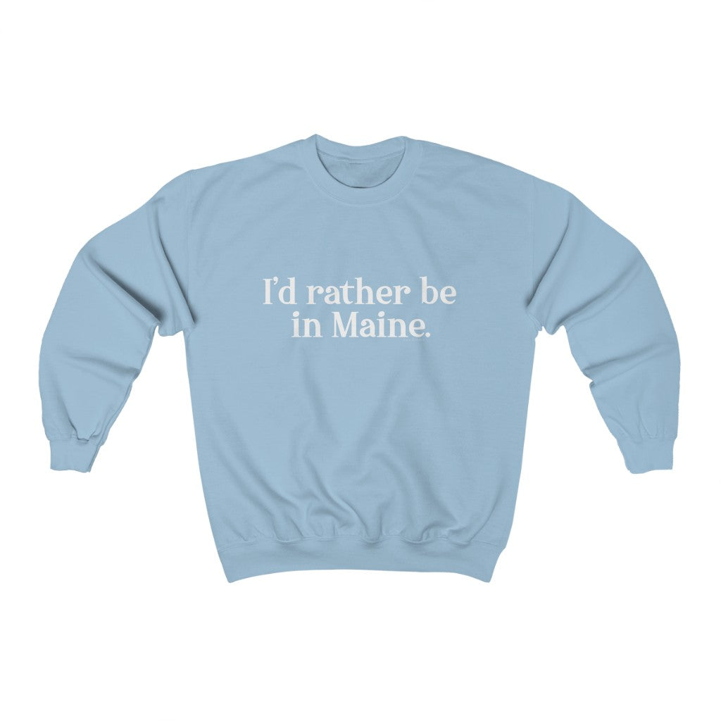 I'd rather be in Maine travel mug, hoodies, sweatshirts, shirts, home gifts and apparel. Unless noted proceeds go to help grow Finding New England brand. Free shipping on all products.