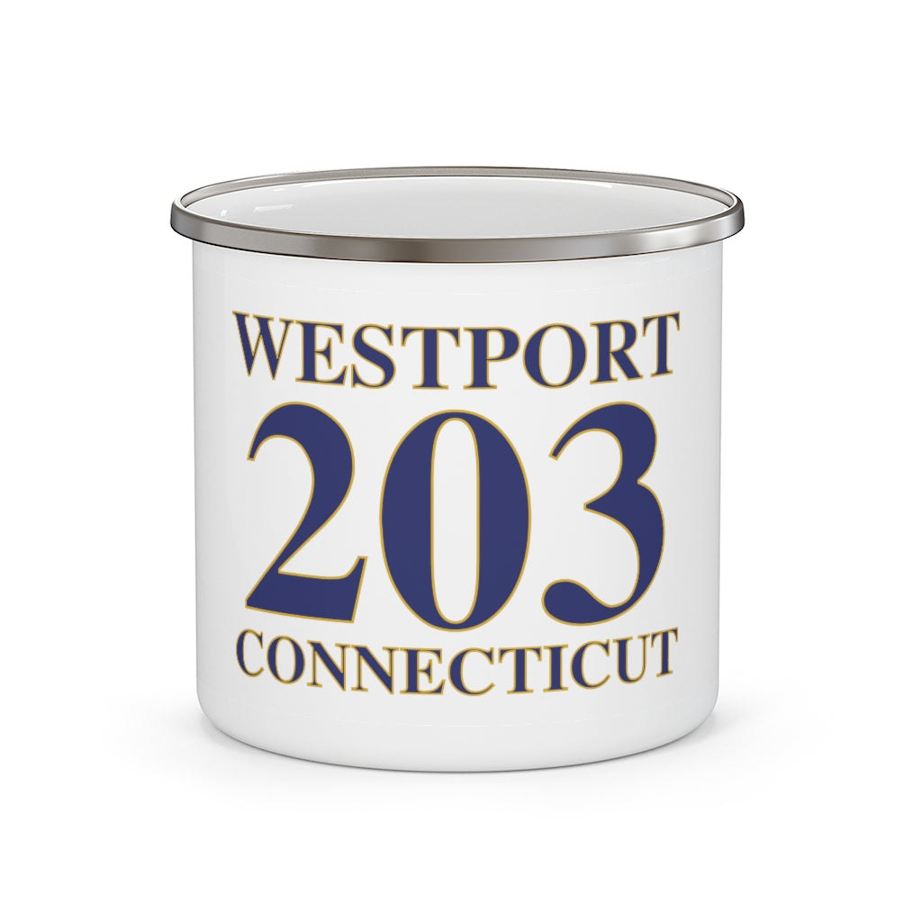 Westport 203 Connecticut Enamel Camping Mug