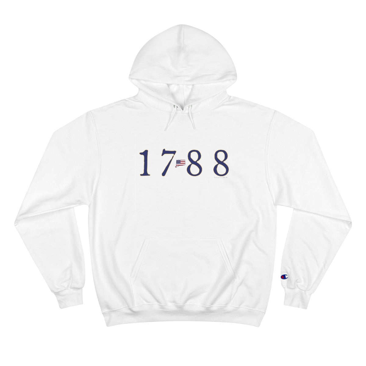 Connecticut hooded sweatshirt 1788