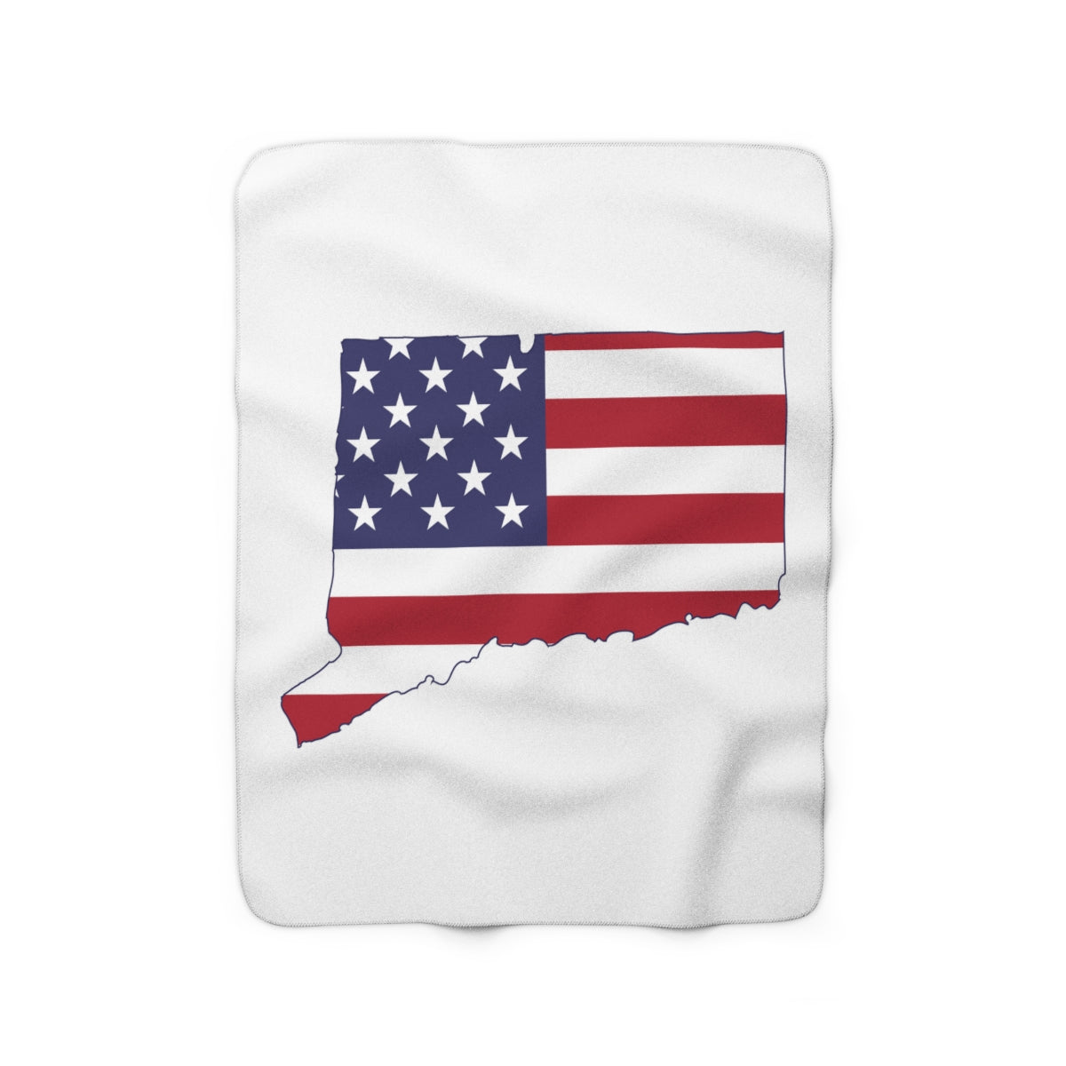 connecticut american flag blanket