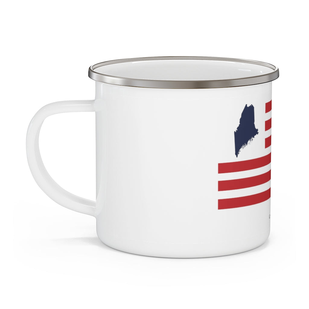 Maine Flag collection has tee shirts, mugs, reusable bags, and other apparel and gifts. All proceeds goes to help build the Finding Maine brand and get our website up and going. Free shipping on all products.