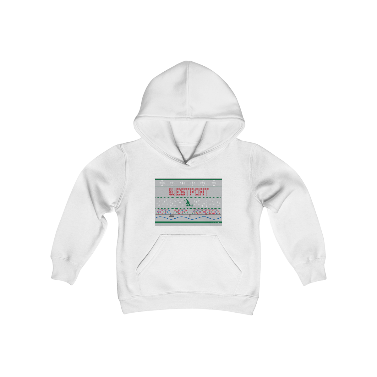westport ct ugly christmas sweater youth hoodie
