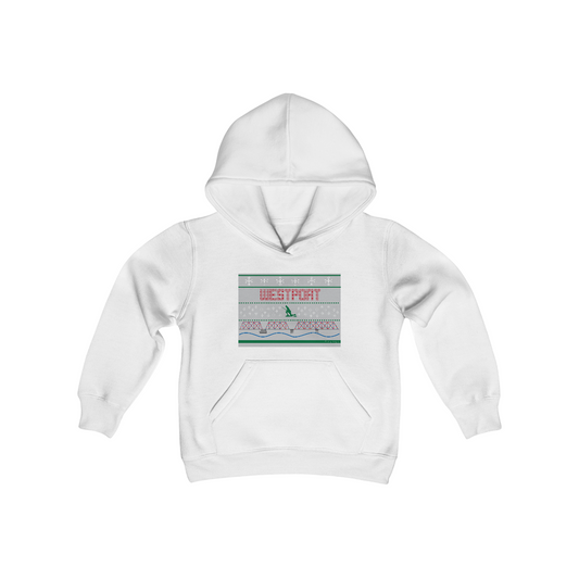 westport ct ugly christmas sweater youth hoodie