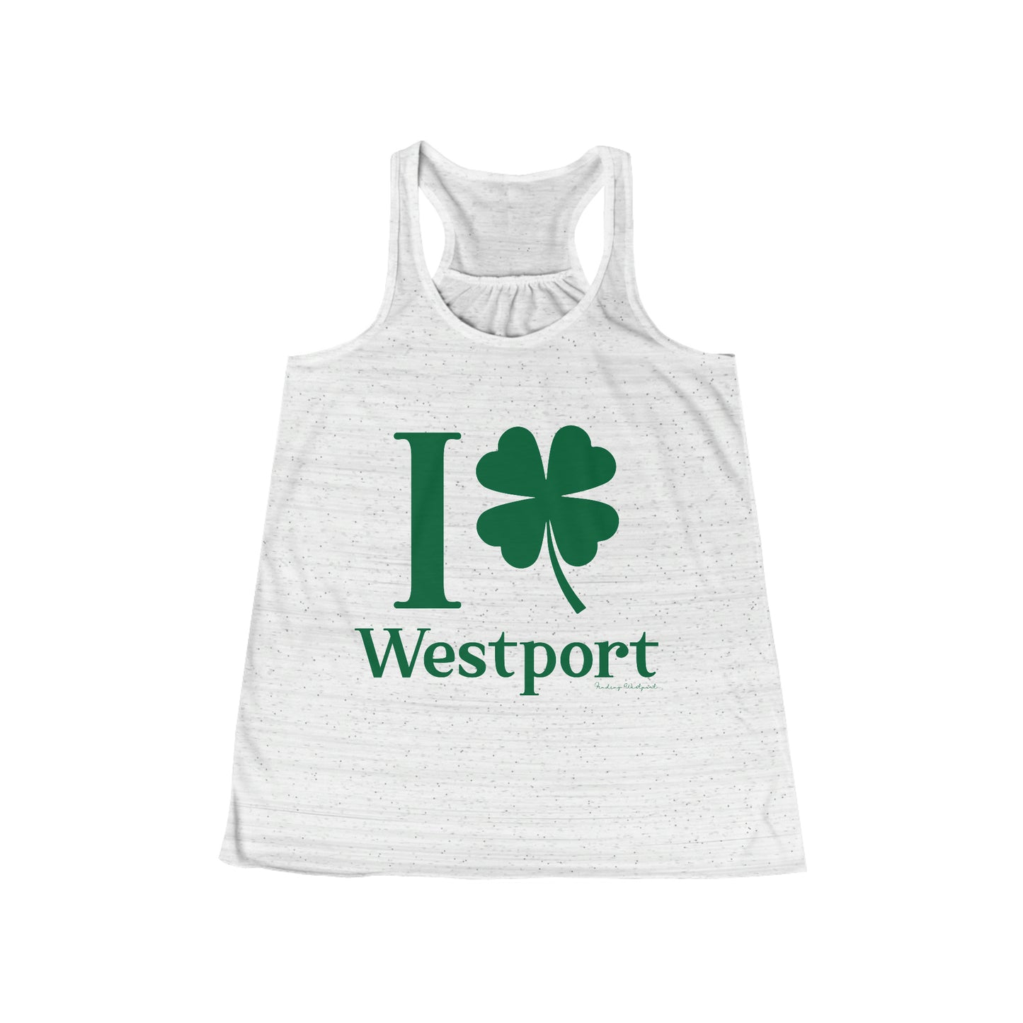 westport connecticut st . patricks day tank top shirt, i clover westport