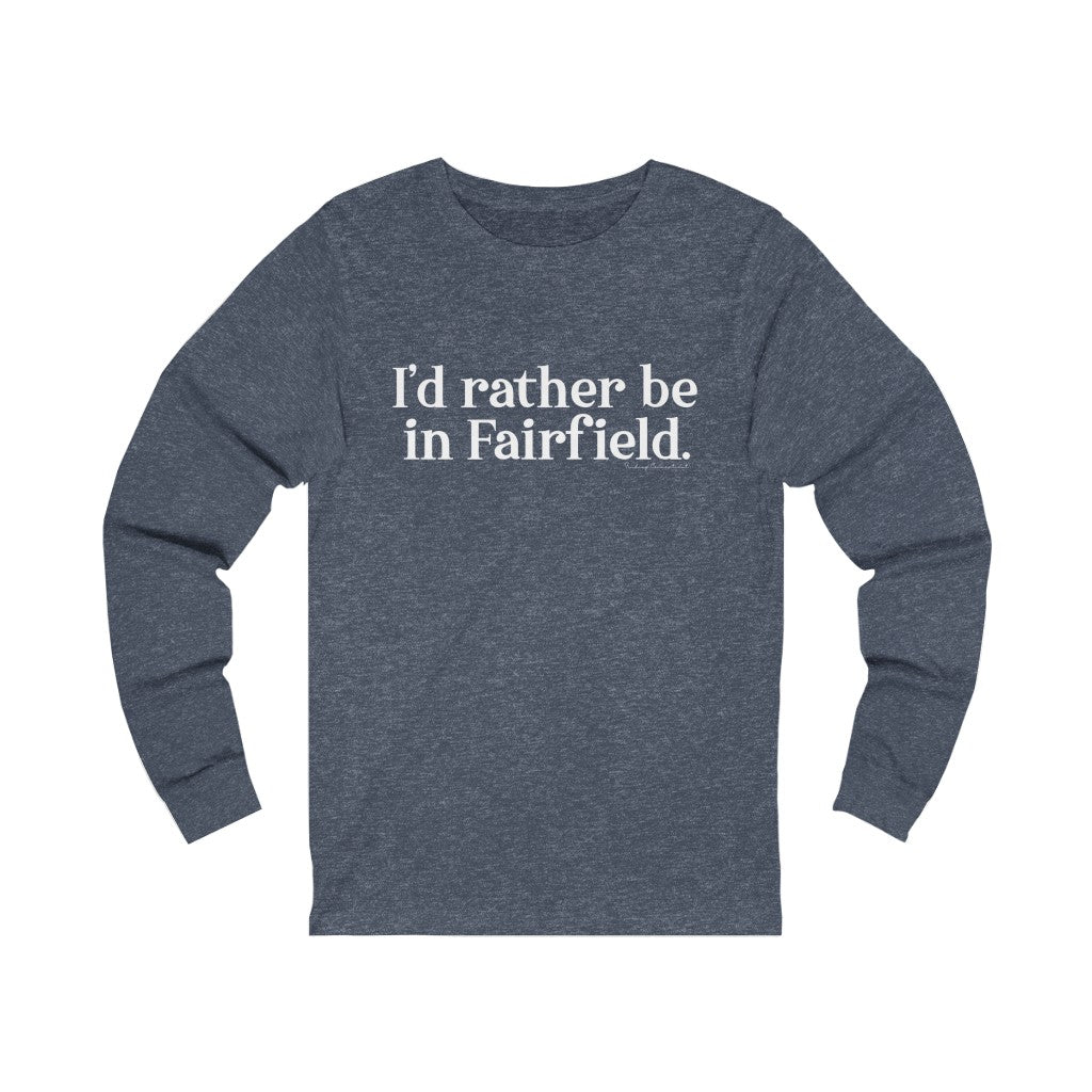 I'd rather be in Fairfield travel mug, hoodies, sweatshirts, shirts, home gifts and apparel. Unless noted proceeds go to help grow Finding Fairfield and Finding Connecticut's brand. Free shipping on all products.